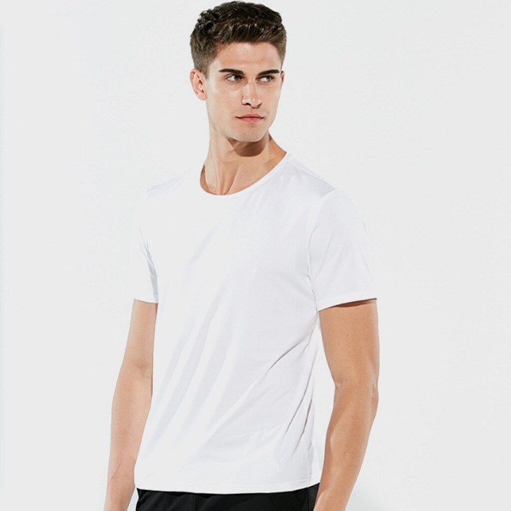 Men Waterproof Breathable Anti-Fouling T-Shirt Plus Size Short Sleeve Cycling Hydrophobic Novelty Oversized Loose Tops #M