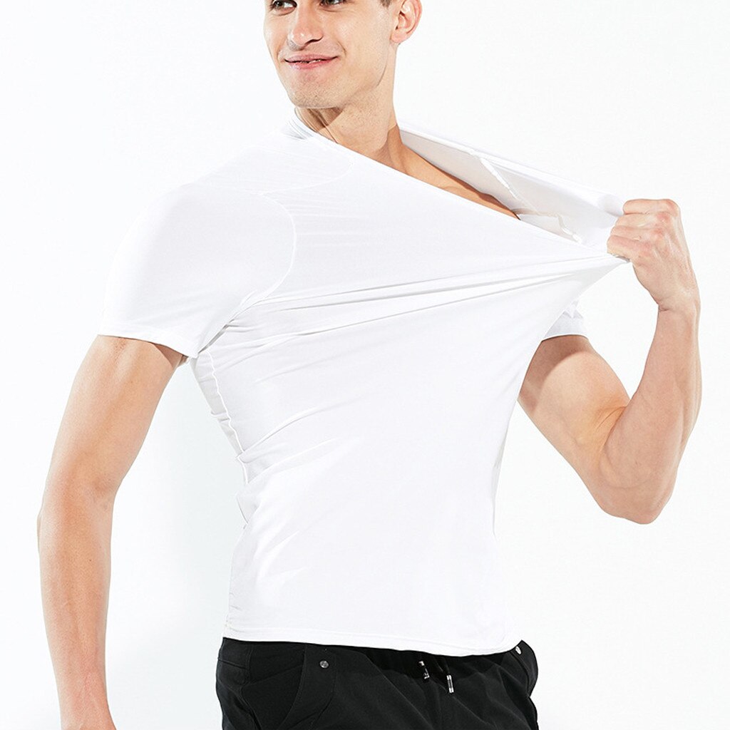 Men Waterproof Breathable Anti-Fouling T-Shirt Plus Size Short Sleeve Cycling Hydrophobic Novelty Oversized Loose Tops #M