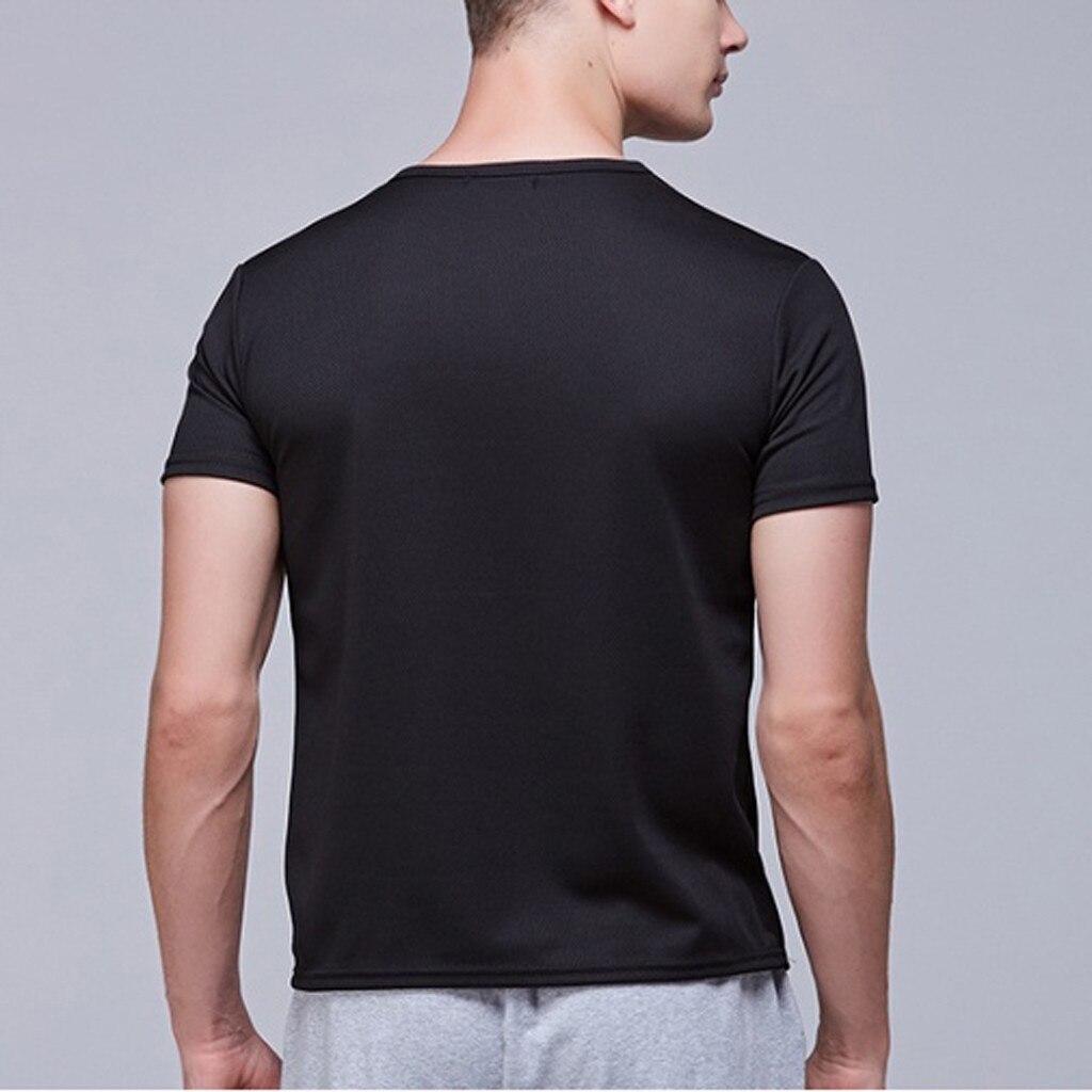 Men Waterproof Breathable Anti-Fouling T-Shirt Plus Size Short Sleeve Cycling Hydrophobic Novelty Oversized Loose Tops #M