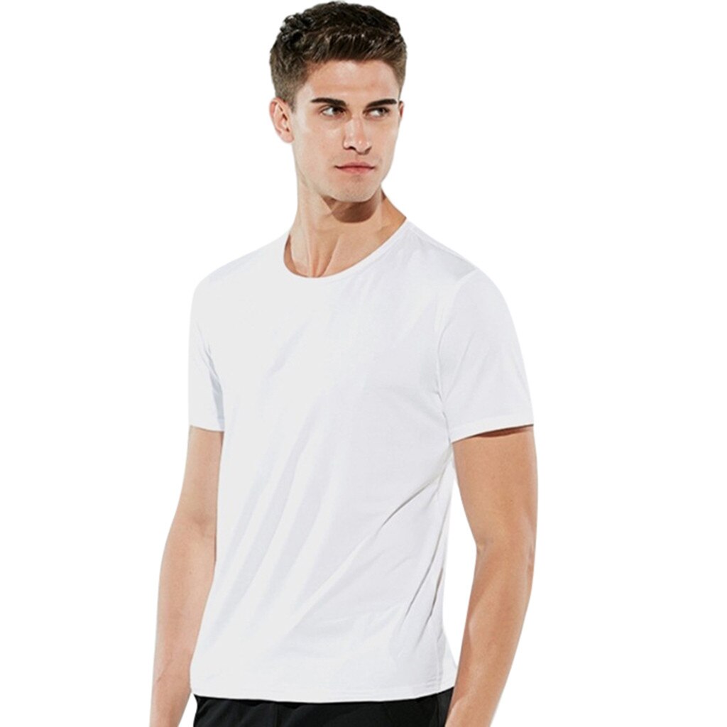 Men Waterproof Breathable Anti-Fouling T-Shirt Plus Size Short Sleeve Cycling Hydrophobic Novelty Oversized Loose Tops #M