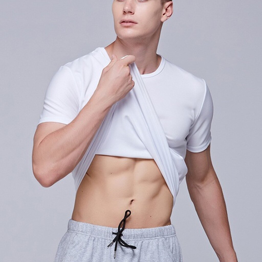 Men Waterproof Breathable Anti-Fouling T-Shirt Plus Size Short Sleeve Cycling Hydrophobic Novelty Oversized Loose Tops #M