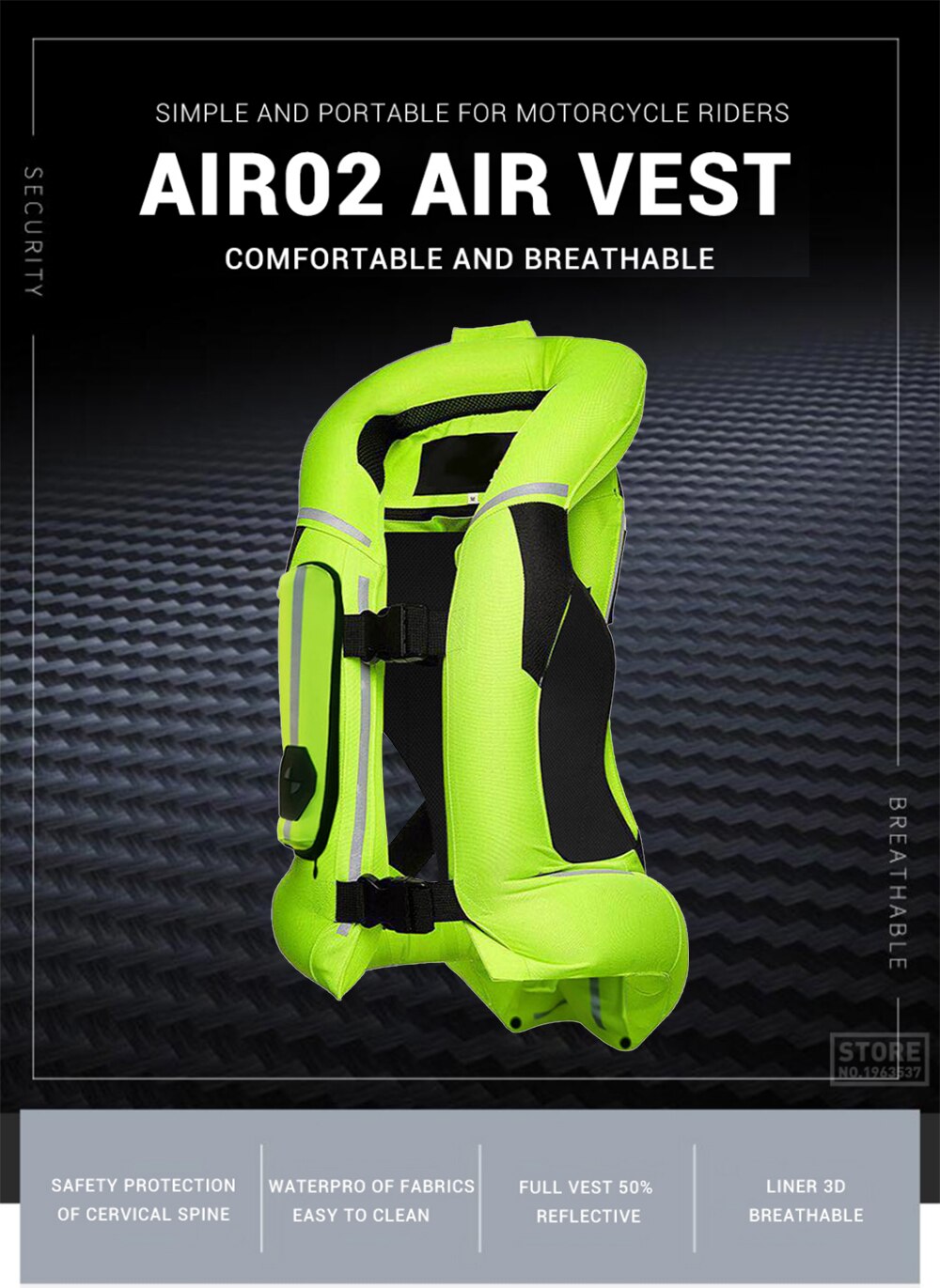 New Motorcycle Jacket Motorcycle Air Bag Vest Moto Air-bag Vest Motocross Racing Riding Airbag System Airbag CE Protector