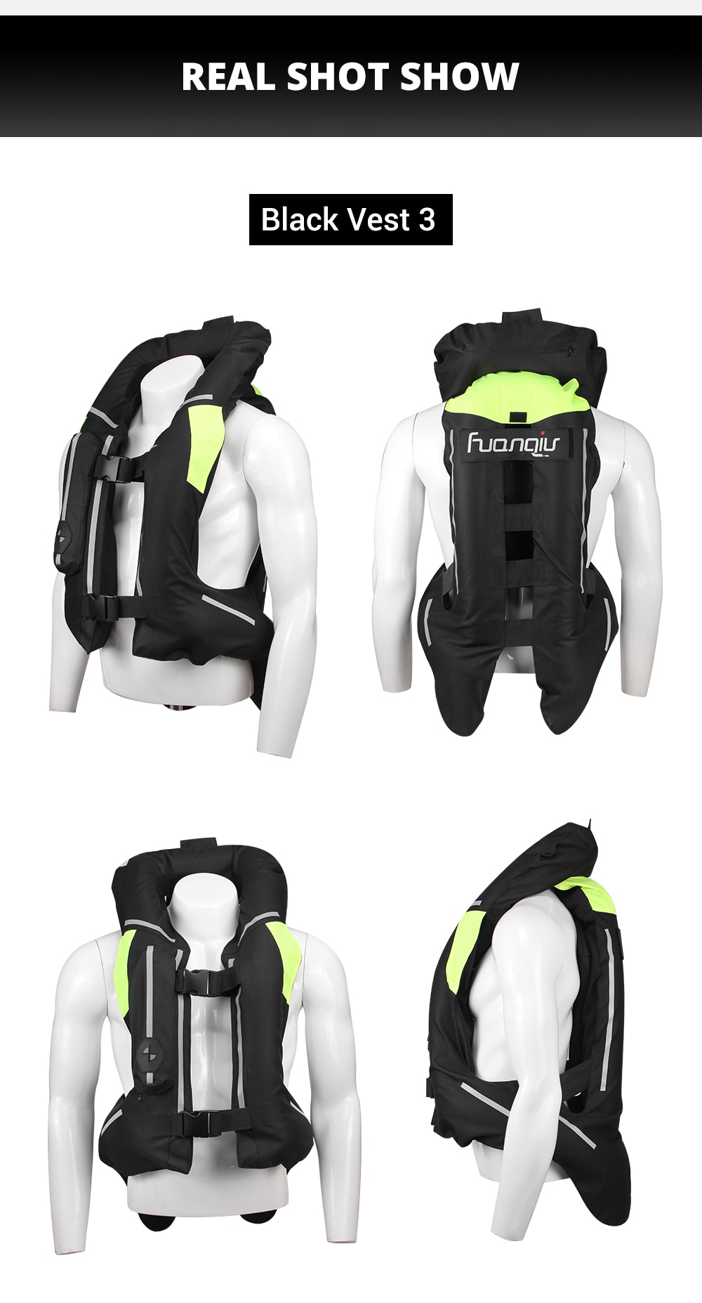 New Motorcycle Jacket Motorcycle Air Bag Vest Moto Air-bag Vest Motocross Racing Riding Airbag System Airbag CE Protector