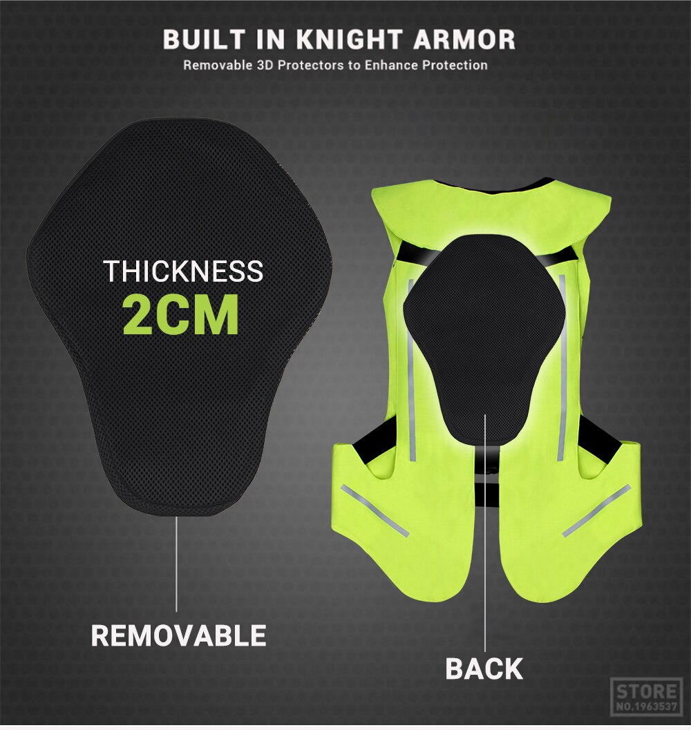 New Motorcycle Jacket Motorcycle Air Bag Vest Moto Air-bag Vest Motocross Racing Riding Airbag System Airbag CE Protector