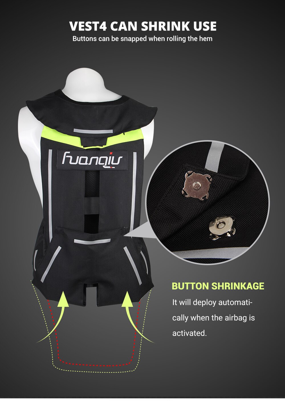 New Motorcycle Jacket Motorcycle Air Bag Vest Moto Air-bag Vest Motocross Racing Riding Airbag System Airbag CE Protector