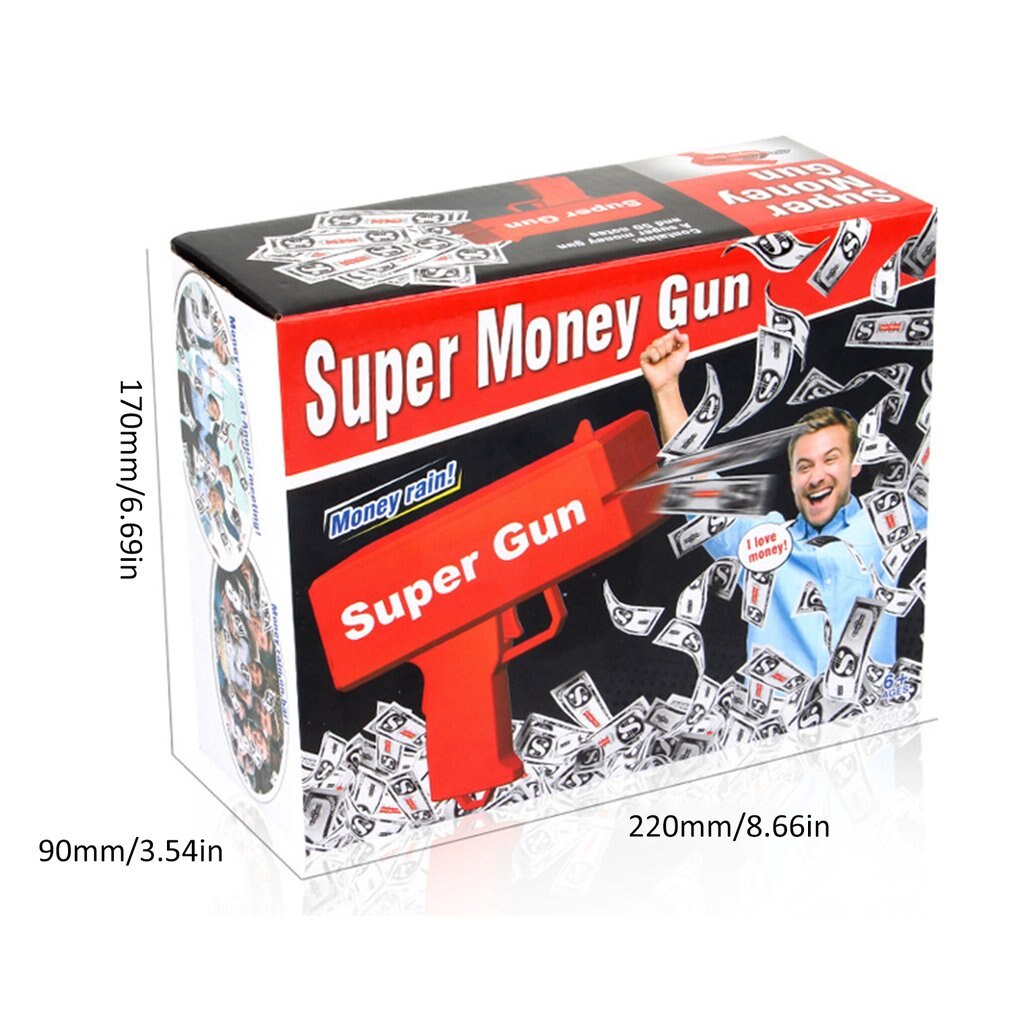 Make It Rain Money Gun Game Spit Banknotes Cash Cannon Money Gun Toy Pistol Toy Red Fashion Toy Christmas Gift Party Toys Make It Rain Money Gun Game Spit Banknotes Cash Cannon Money Gun Toy Pistol Toy Red Fashion Toy Christmas Gift Party Toys