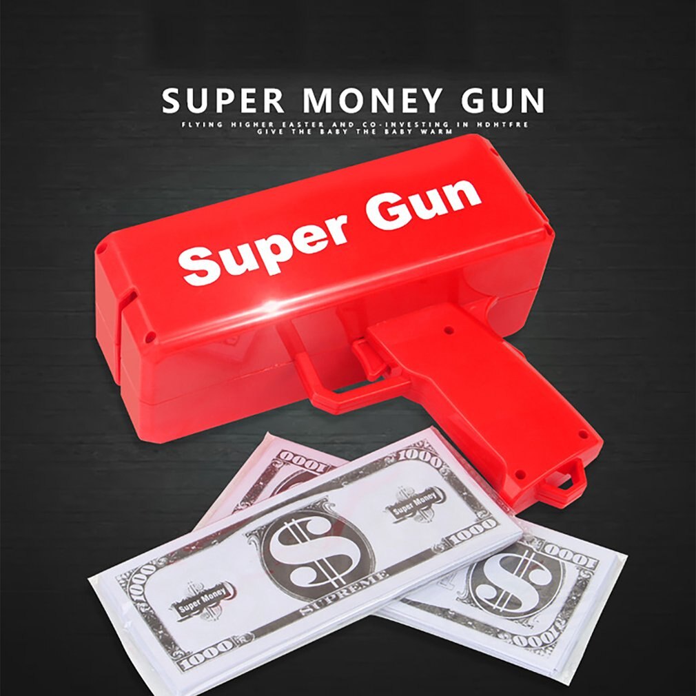 Make It Rain Money Gun Game Spit Banknotes Cash Cannon Money Gun Toy Pistol Toy Red Fashion Toy Christmas Gift Party Toys Make It Rain Money Gun Game Spit Banknotes Cash Cannon Money Gun Toy Pistol Toy Red Fashion Toy Christmas Gift Party Toys