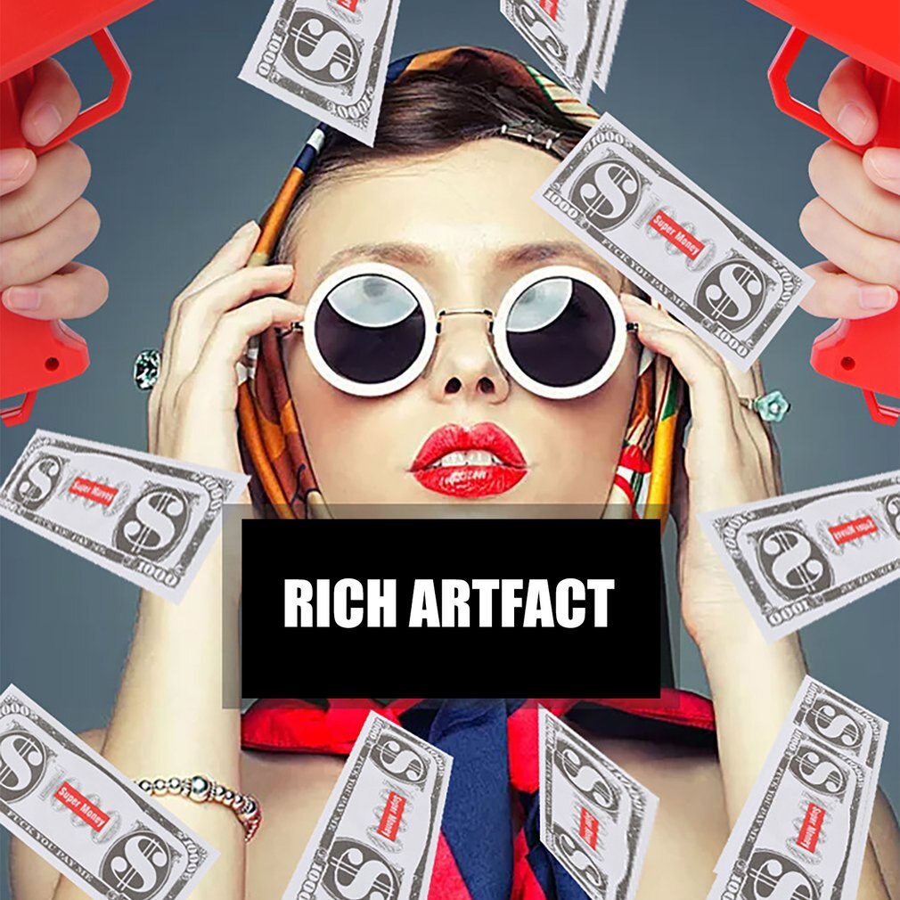 Make It Rain Money Gun Game Spit Banknotes Cash Cannon Money Gun Toy Pistol Toy Red Fashion Toy Christmas Gift Party Toys Make It Rain Money Gun Game Spit Banknotes Cash Cannon Money Gun Toy Pistol Toy Red Fashion Toy Christmas Gift Party Toys