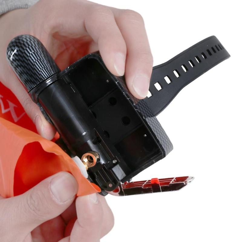 Hot Portable Anti Drowning Lifesaving Bracelet Floating Swimming Safety Self Rescue Wristband Backpack Safety Float Air Bag