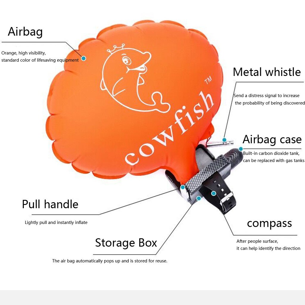 Wristband Emergency Flotation Device Self-help Airbag Prevent Drowning anti-drowning rescue device floating Water Safety Product