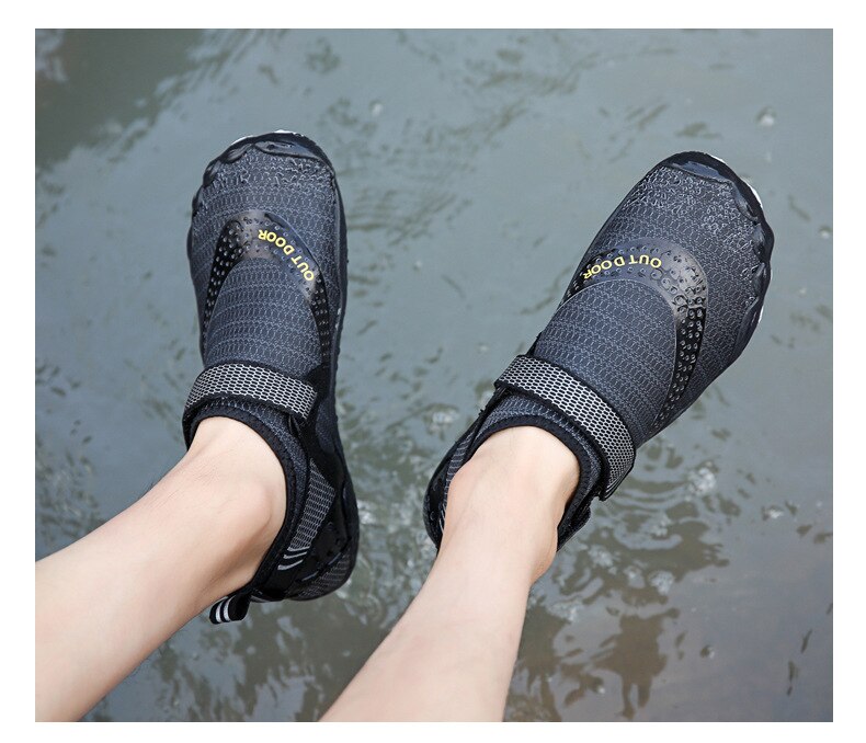 Outdoor Hiking Shoes Hiking Shoes For Men And Women Five-finger Swimming Beach Shoe Non-slip Wading Shoe Quick Dry River Slipper