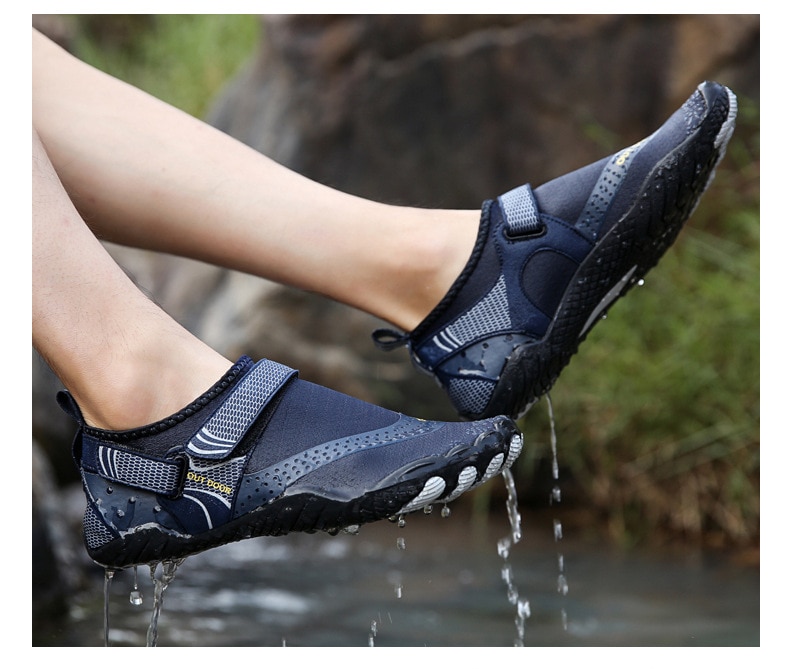 Outdoor Hiking Shoes Hiking Shoes For Men And Women Five-finger Swimming Beach Shoe Non-slip Wading Shoe Quick Dry River Slipper