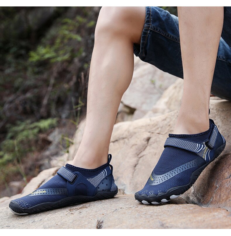 Outdoor Hiking Shoes Hiking Shoes For Men And Women Five-finger Swimming Beach Shoe Non-slip Wading Shoe Quick Dry River Slipper