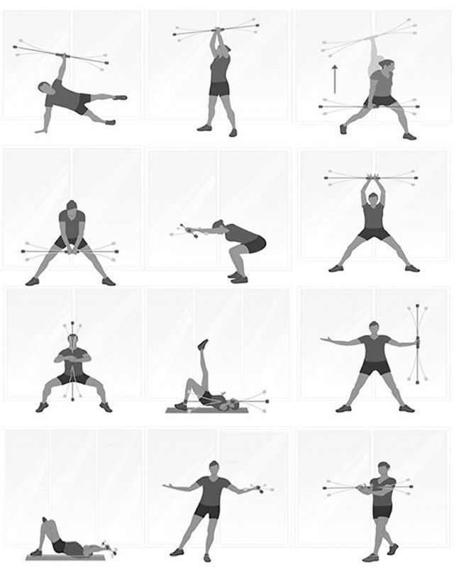 Feilishi Rod Multi-Function Training Stick Phyllis Fitness Elastic Rod Yoga Exercise Elastic Stick Gym Accessories for Home Feilishi Rod Multi-Function Training Stick Phyllis Fitness Elastic Rod Yoga Exercise Elastic Stick Gym Accessories for Home